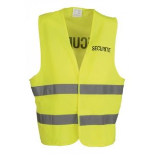 chassuble jaune haute visibilité imprimer CJF06