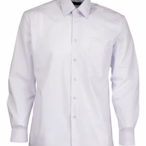 Chemise agent de sécurité de couleur blanc et bleue