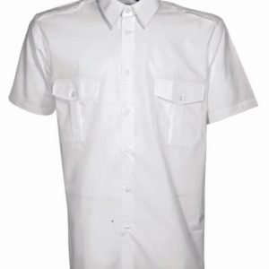 chemise blanche manches courte