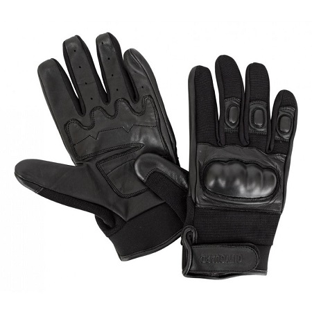 Gants Coques Amovibles Doublé Kevlar noirs MIL-TEC - Protection et