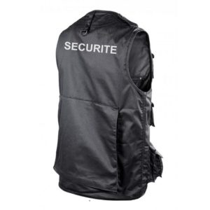 gilet multipoches noir securite GMH02