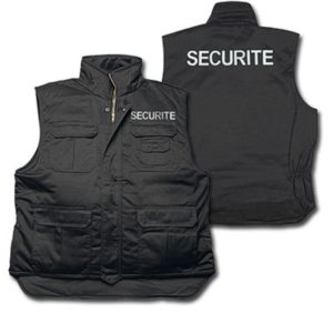 gilet sécurité multipoches noir