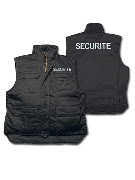 gilet agent de sécurité